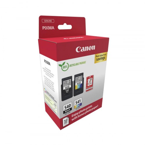 Canon PG-540 + CL-541 original blækpatroner - sort og farve (Value Pack)