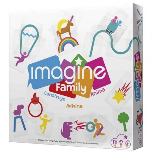 Asmodee Imagine Family - kreativt familie-brætspil