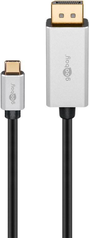 Goobay USB‑C til DisplayPort adapterkabel - 3 m billede