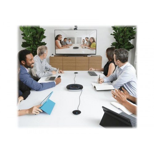 Logitech GROUP udvidelsesmikrofoner – kablet mikrofonsæt, sort (2 stk.)