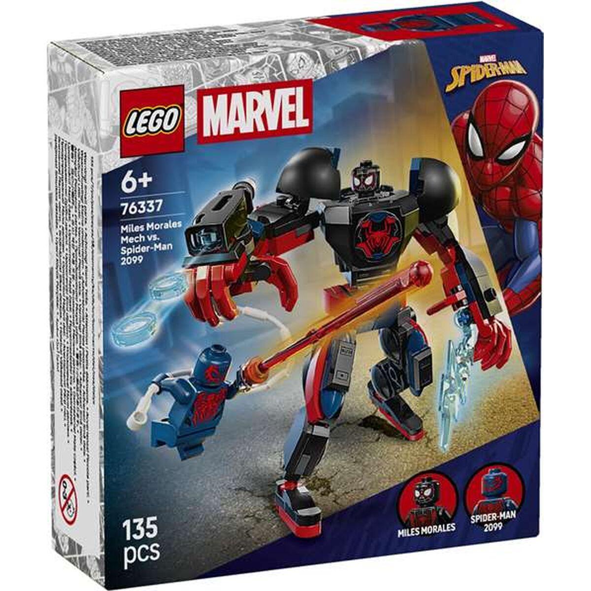 LEGO Marvel 76337 - Miles Morales mech vs. Spider-Man 2099 byggesæt (135 dele) billede