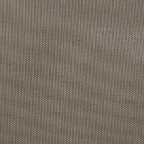 Solsejl 2x2 m firkantet oxfordstof gråbrun