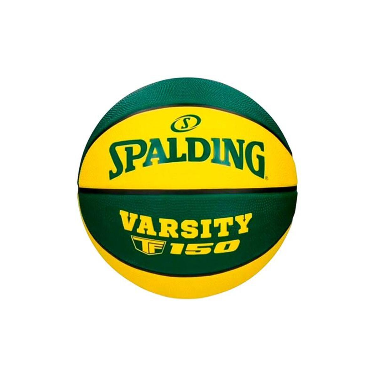Spalding Varsity TF-150 basketball - størrelse 7, oliven, gummi