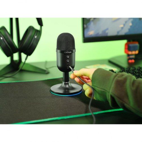 Trust GXT 234 Yunix USB gaming mikrofon - Sort