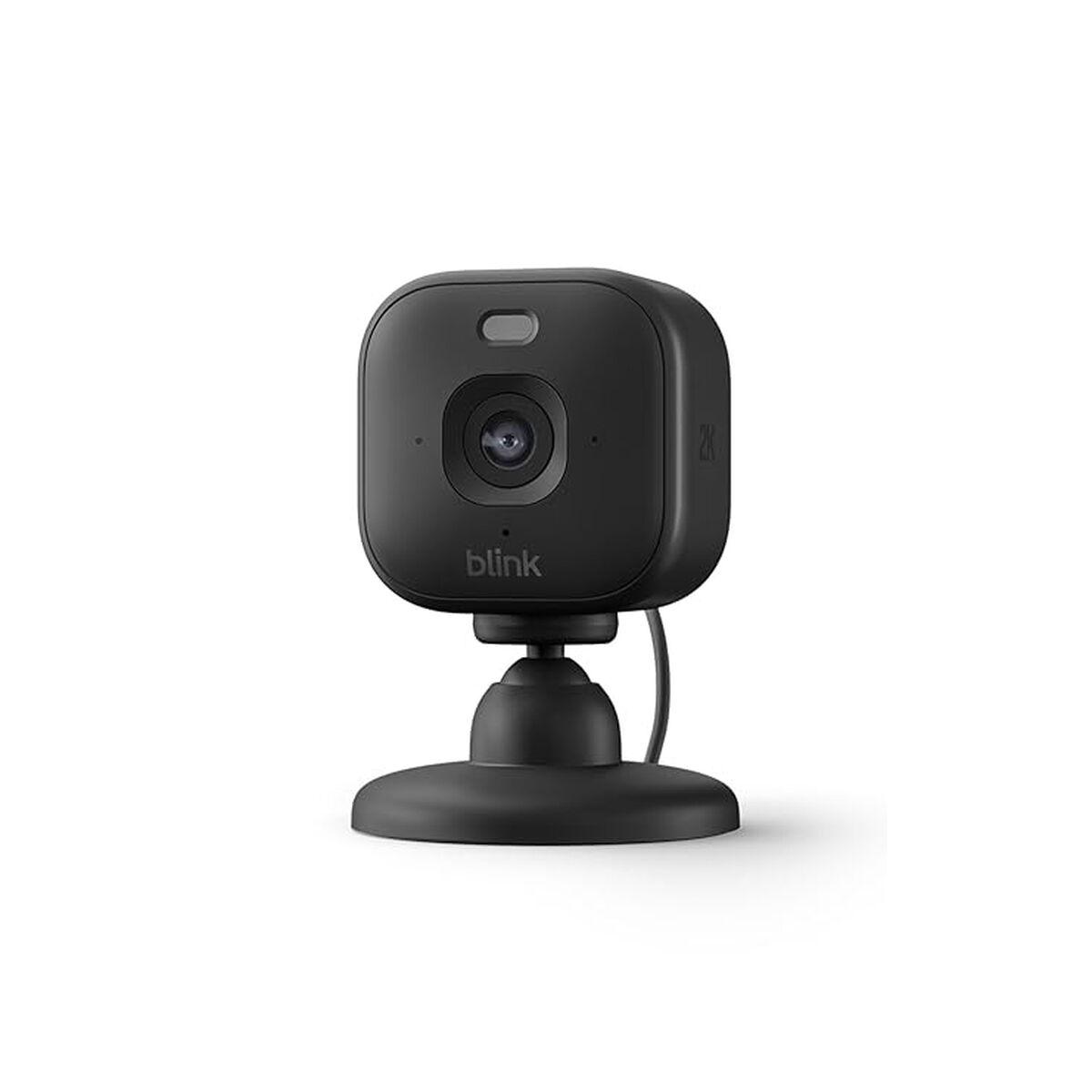 Blink Mini 2K+ overvågningskamera - trådløst Wi‑Fi indendørs