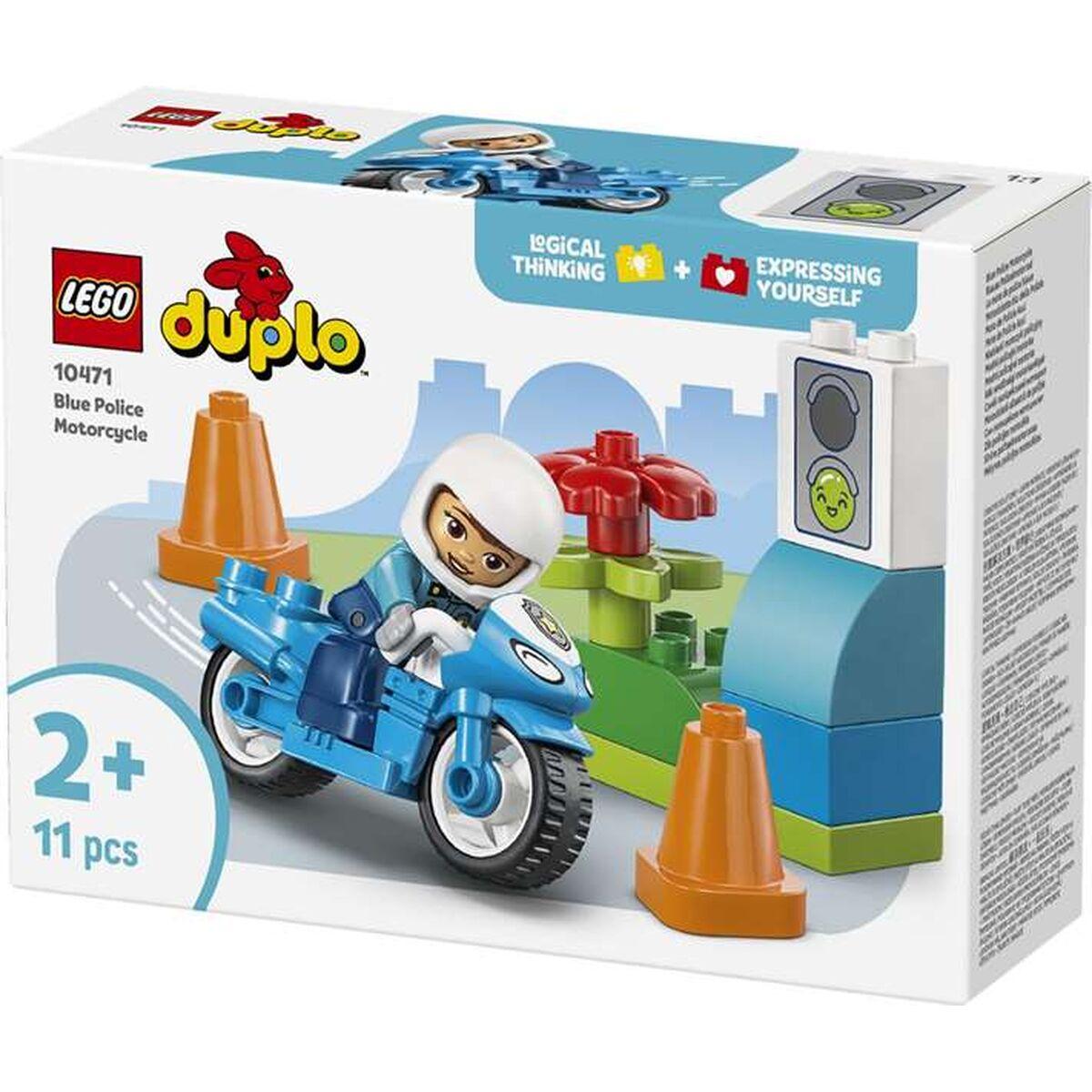 LEGO DUPLO 10471 - Blå politimotorcykel byggesæt (11 dele) billede