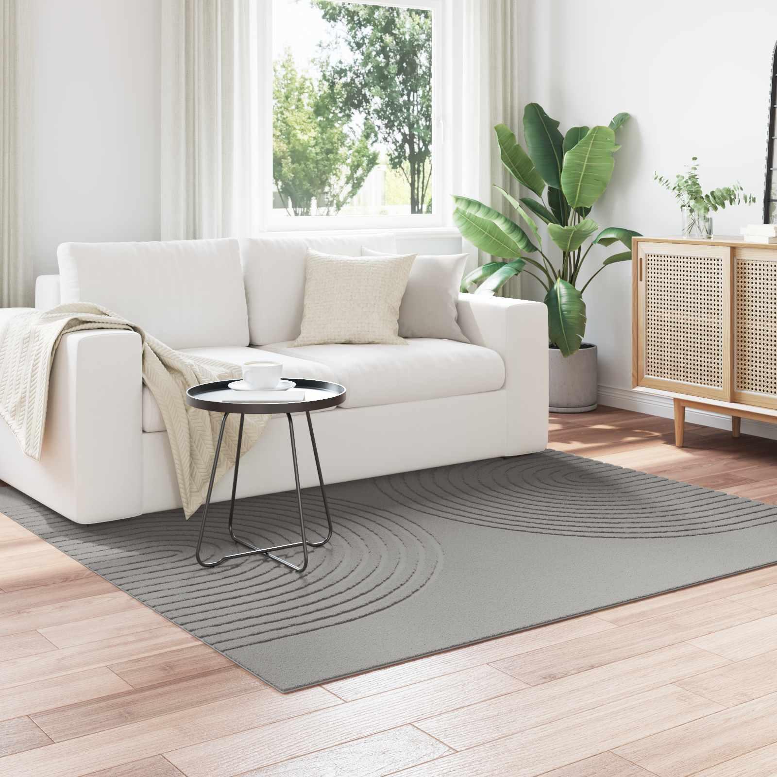 OmrÃ¥detÃ¦pper Firkantet GrÃ¥ 200 x 200 cm
