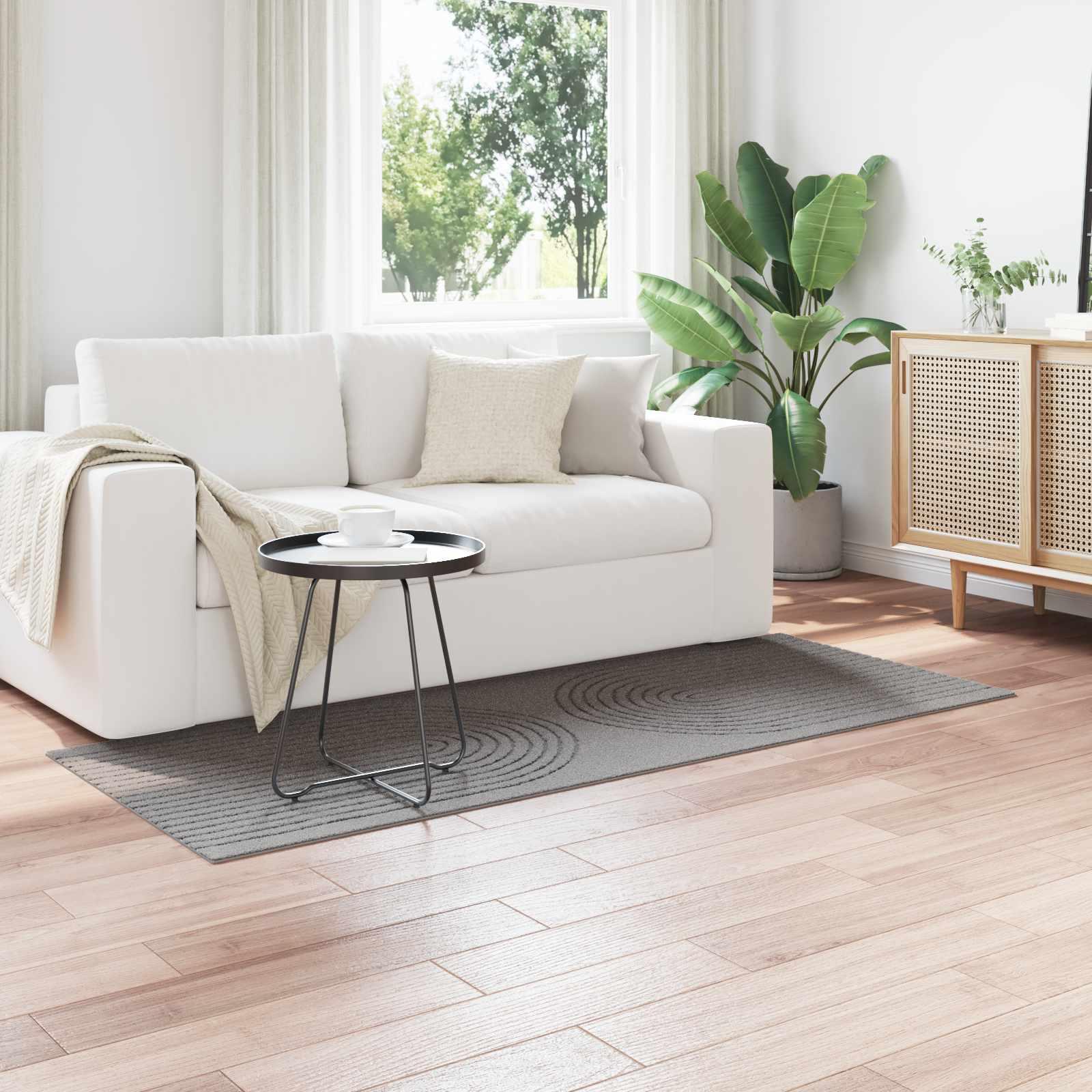 Områdetæppe rektangulært - Galati, grå 200 × 80 cm, polyester