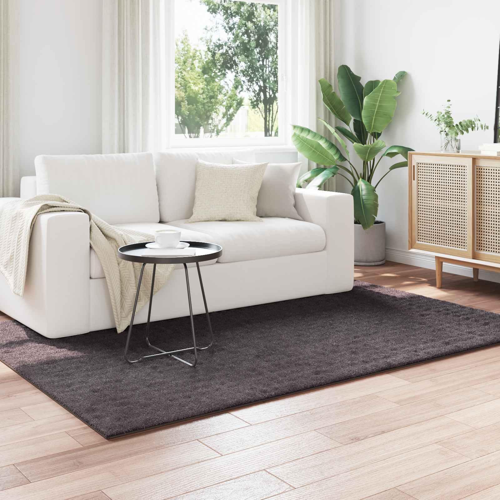 Områdetæpper Rektangulær Antracit 200 x 140 cm