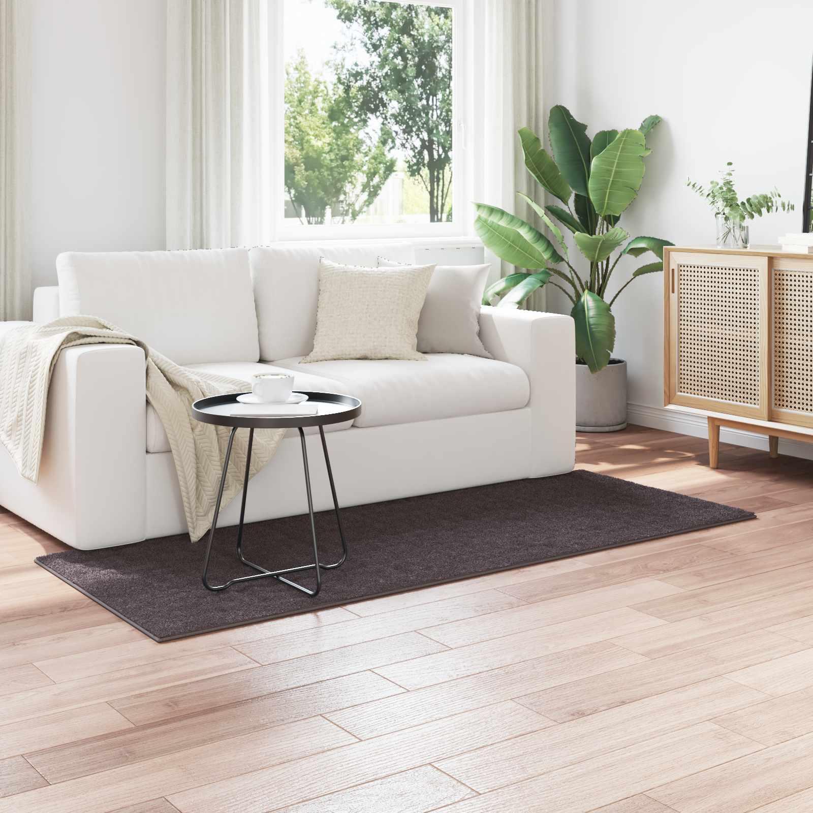 Områdetæpper Rektangulær Antracit 200 x 80 cm