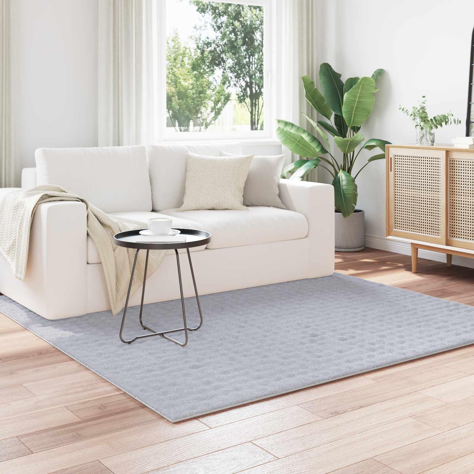 OmrÃ¥detÃ¦pper Firkantet GrÃ¥ 200 x 200 cm