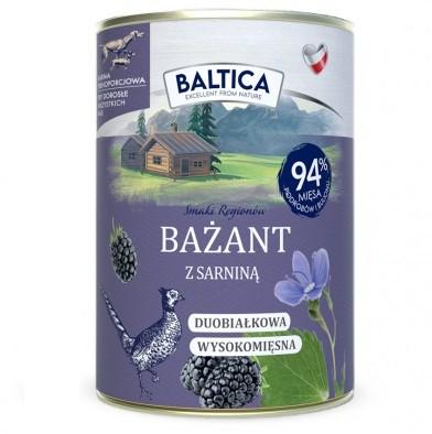 BALTICA Smage fra regionerne – Fasankød med vildt, vådfoder til hund – 400 g