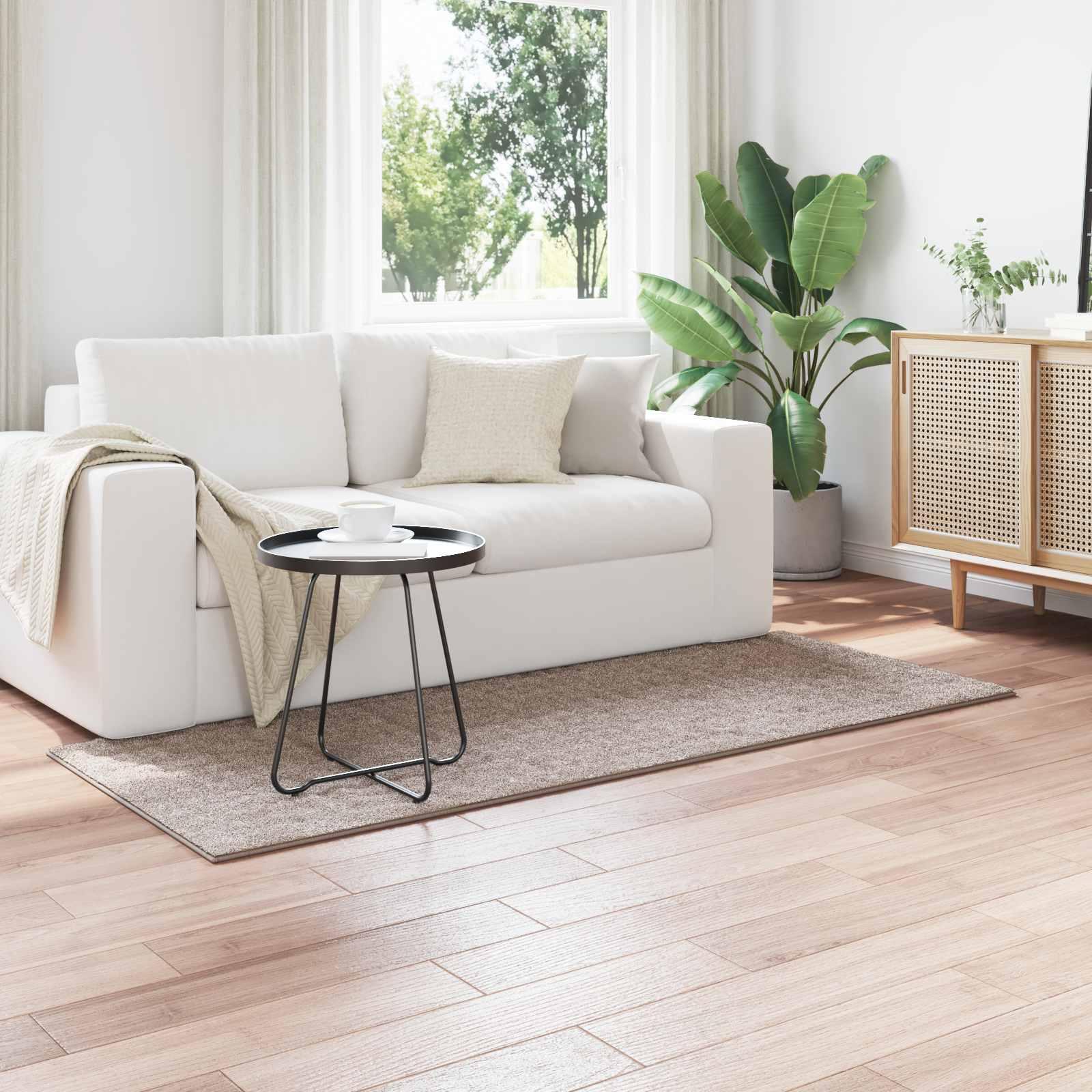Områdetæppe rektangulært - Sirolo, sandfarvet 150 × 80 cm