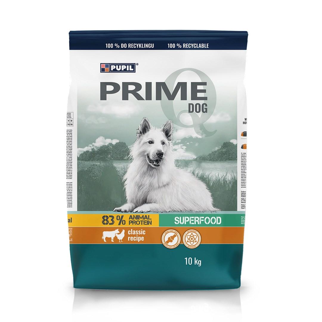 PUPIL Prime Mini – tørfoder til hund – rig på fjerkræ med oksekød, 10 kg