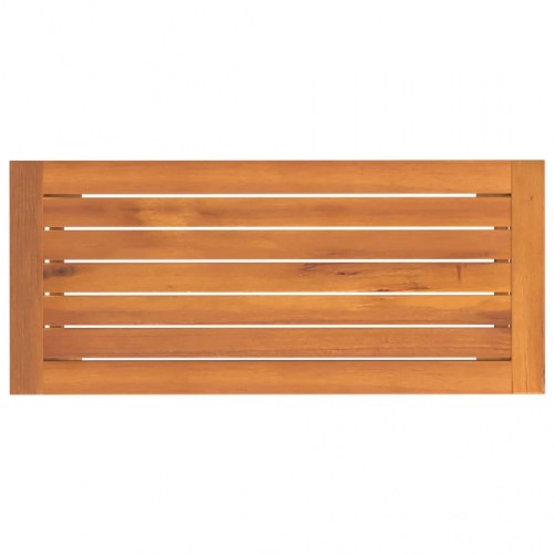 Havebænk 80x35x45 cm massivt akacietræ