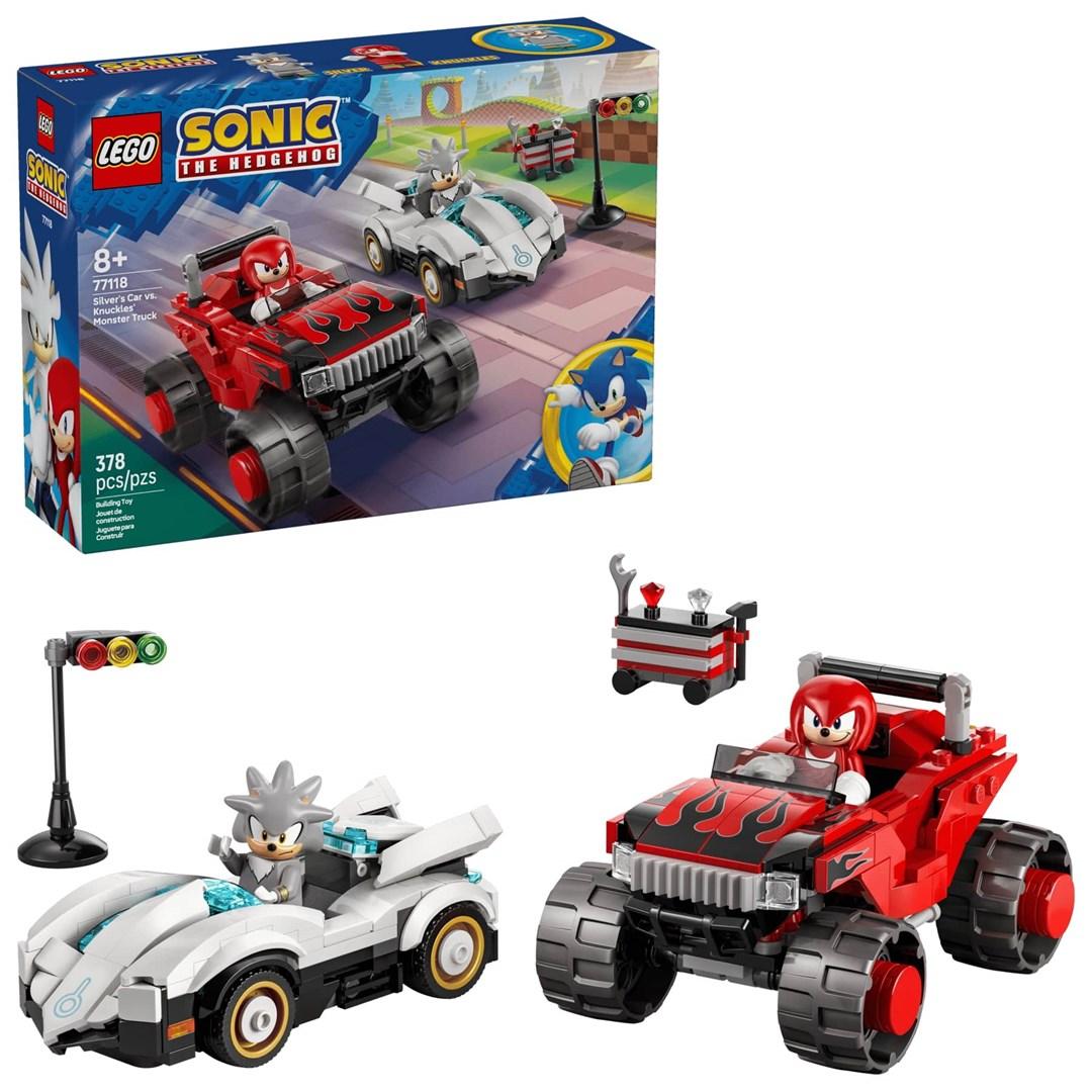 LEGO Sonic the Hedgehog 77118 - Silvers bil vs. Knuckles’ monstertruck billede