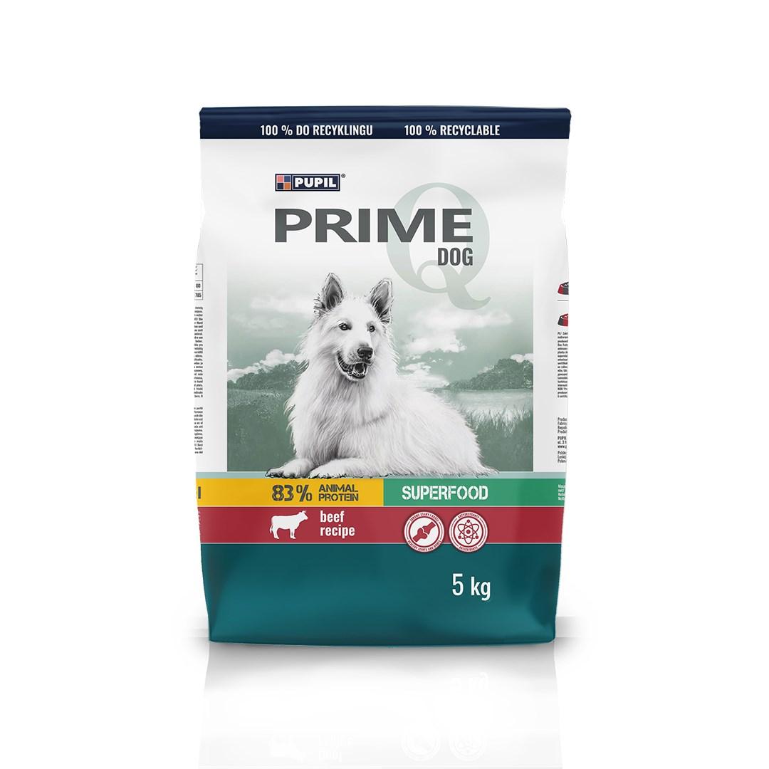 PUPIL Prime – tørfoder til hund – rig på oksekød med grøntsager, 5 kg