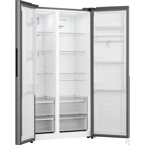 Gorenje NRS917E41XWD side-by-side kølefryseskab - 541 l, E, rustfrit stål