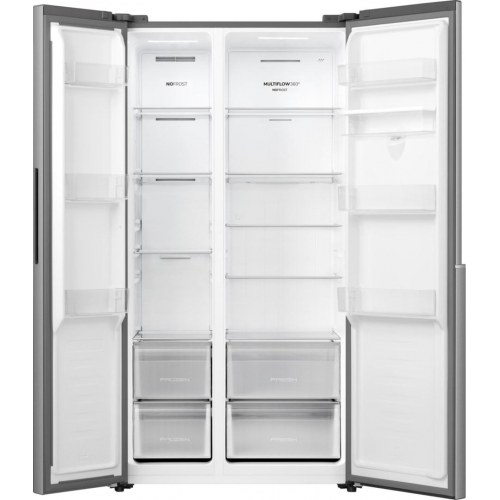 Gorenje NRS917E41XWD side-by-side kølefryseskab - 541 l, E, rustfrit stål