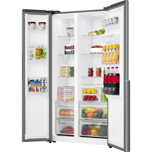 Gorenje NRS917E41XWD side-by-side kølefryseskab - 541 l, E, rustfrit stål