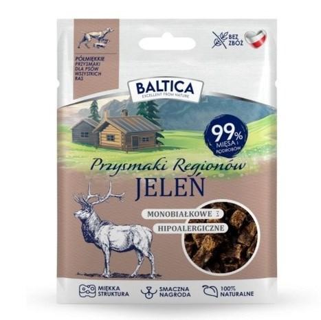 BALTICA monoprotein hundegodbid med hjort – 30 g, kornfri og hypoallergen