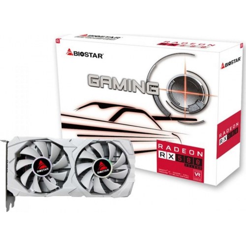 Biostar Radeon RX 580 8 GB White D5 grafikkort