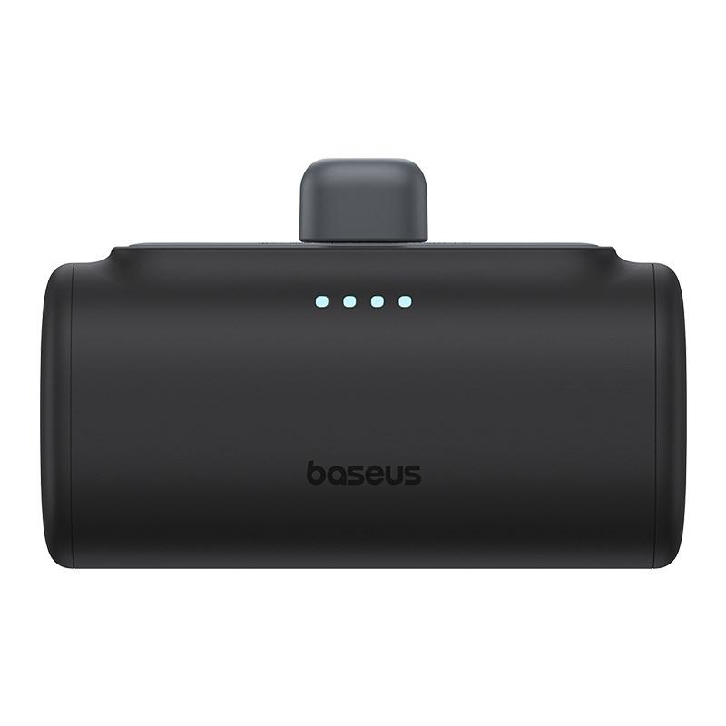 Baseus Powerbank Compact 5000mAh 20W USB-C (black) Powerbank - Sort - 5000 mAh