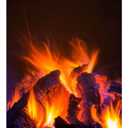 Elektrisk pejs/varmeblæser Q20P – sort, 1.800 W, fjernbetjening