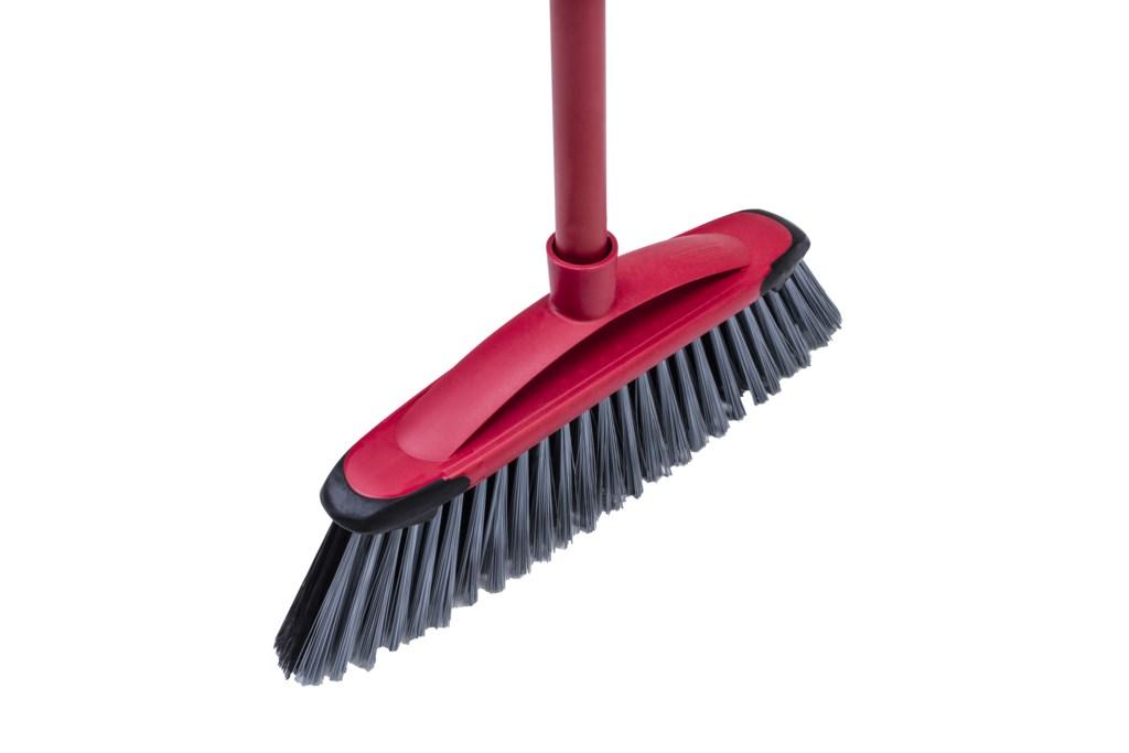 Vileda 143783, Indendørs, Sort, Grå, Rød, Bløde / hårde børstehår, Polyethylenterephthalatfolie (PET), 86 cm, 130 cm