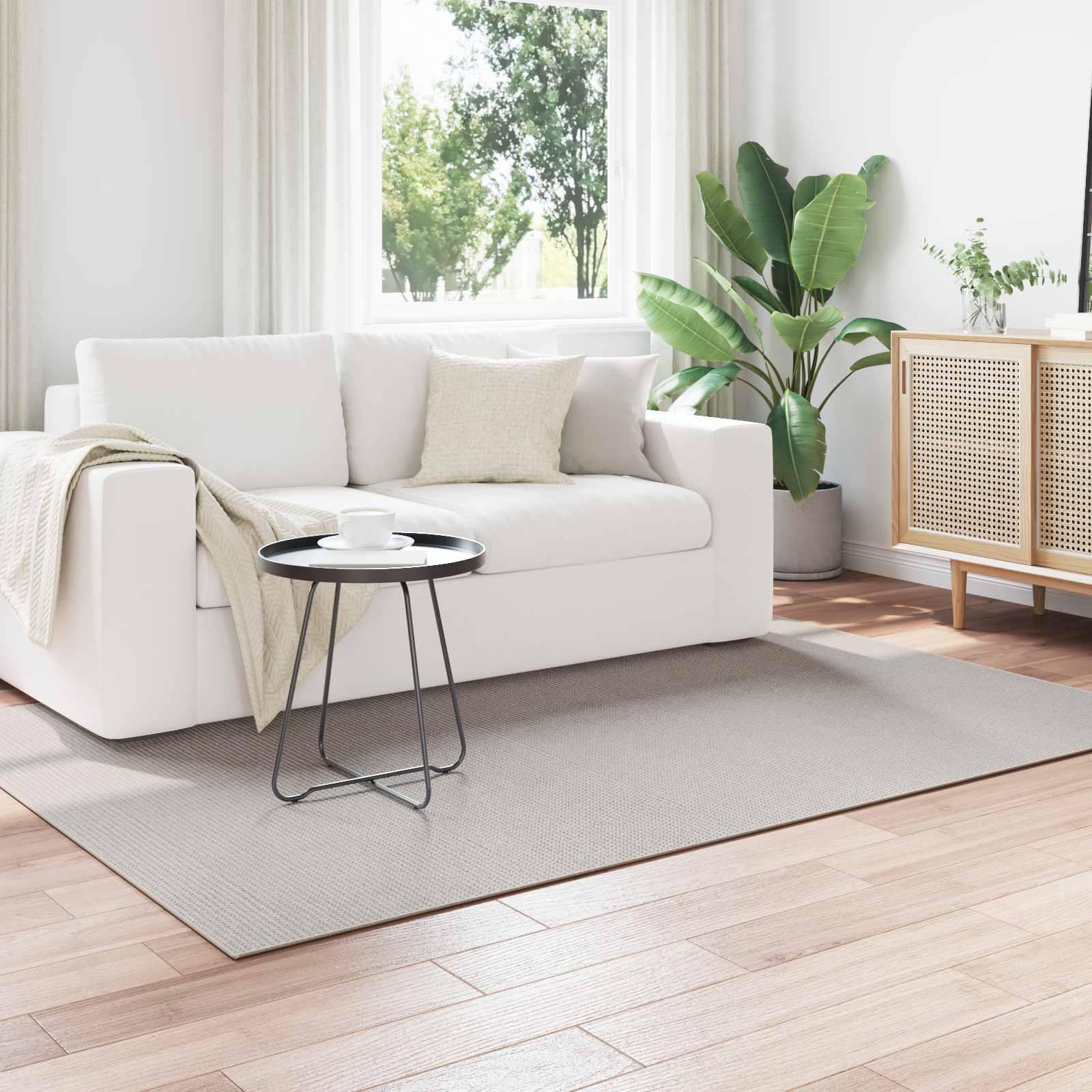 Områdetæppe rektangulært - Lugo, creme 230 × 160 cm, polyester
