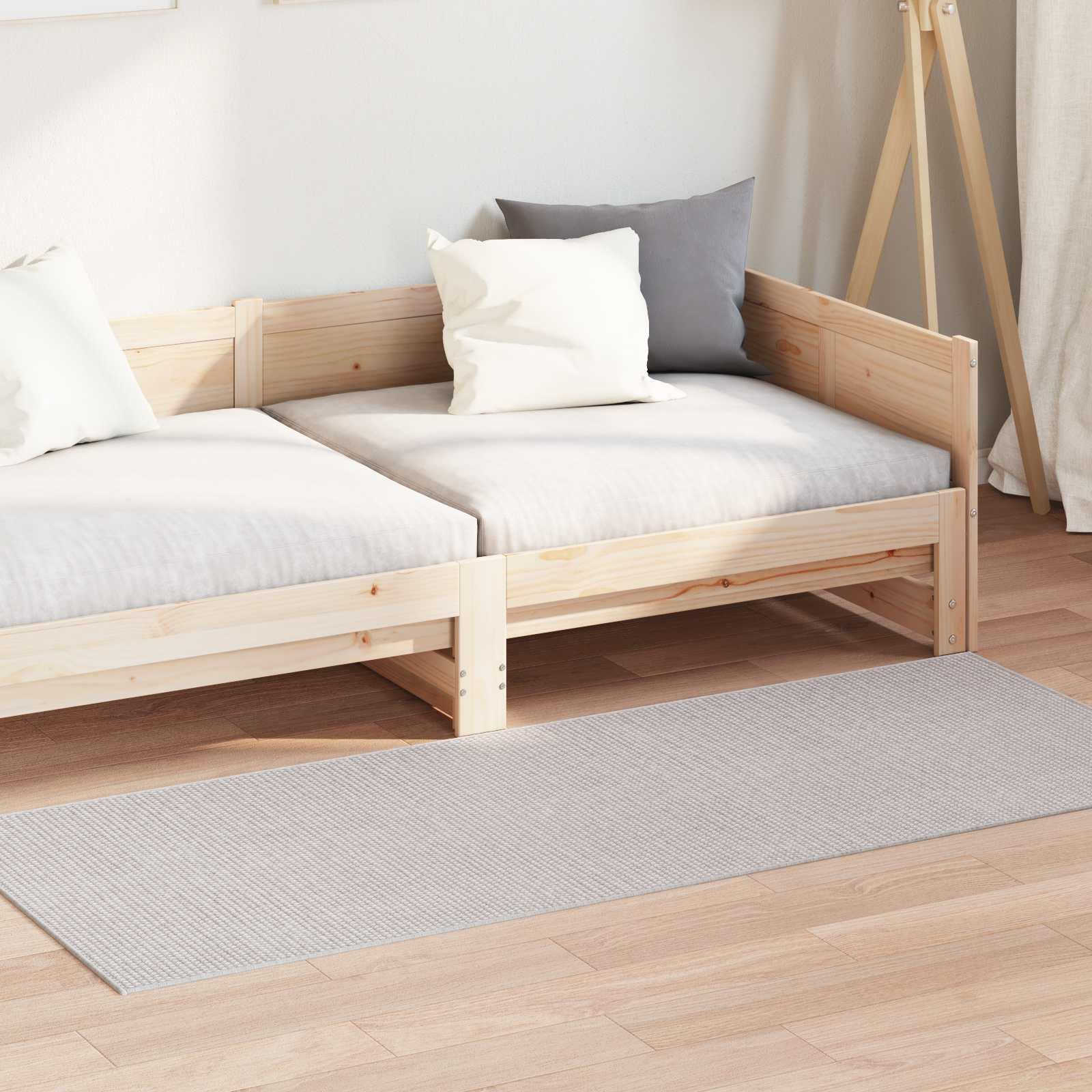 Områdetæppe LUGO - creme 200 × 80 cm, polyester, skridsikkert
