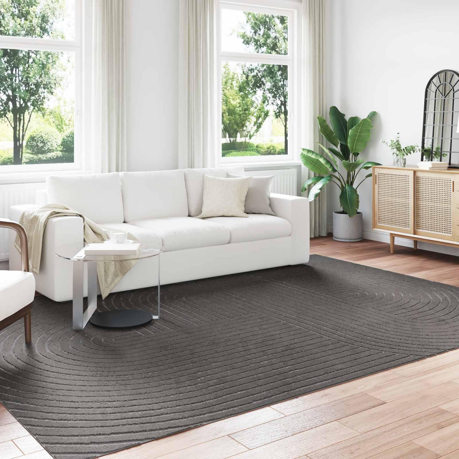 Områdetæpper Rektangulær Antracit 280 x 200 cm