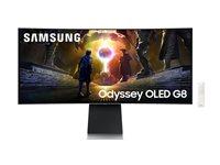 Samsung Odyssey OLED G8 34" buet gaming-skærm - UWQHD 175 Hz billede