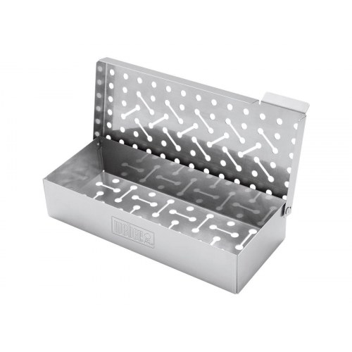 Weber røgeboks til gas- og kulgrill – rustfrit stål