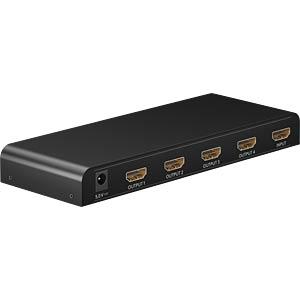 Goobay 58482 HDMI-splitter 1×4 - 4K ved 30 Hz billede