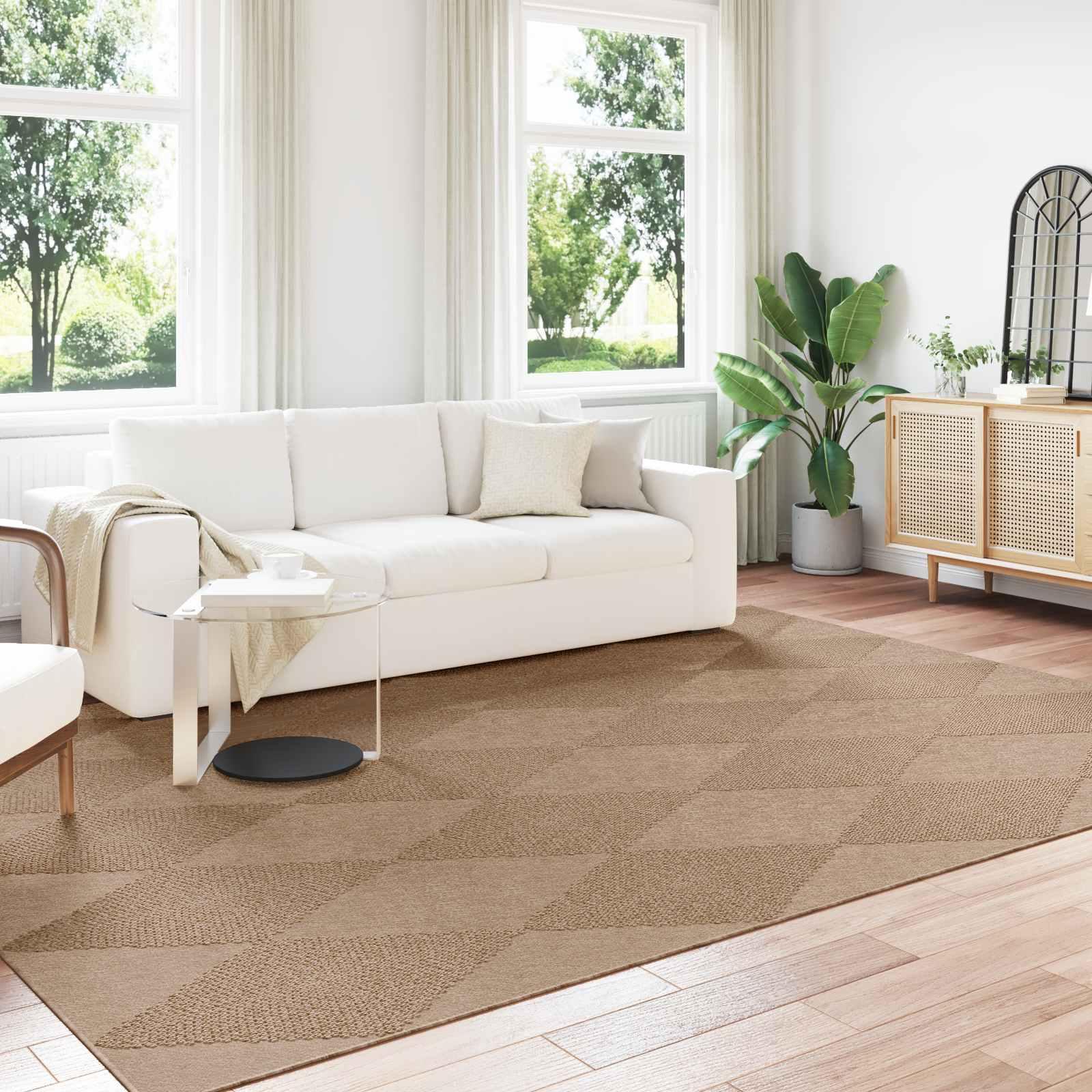 Områdetæpper Rektangulær Naturfarvet 280 x 200 cm