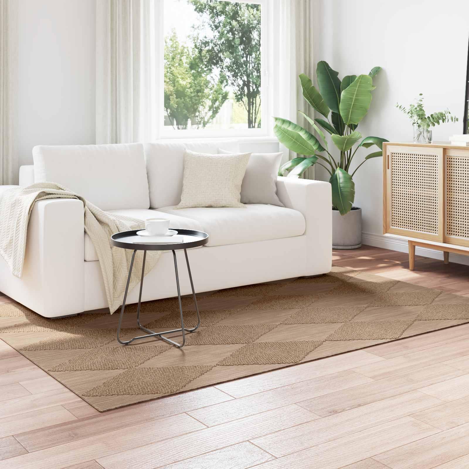 Områdetæpper Rektangulær Naturfarvet 230 x 160 cm