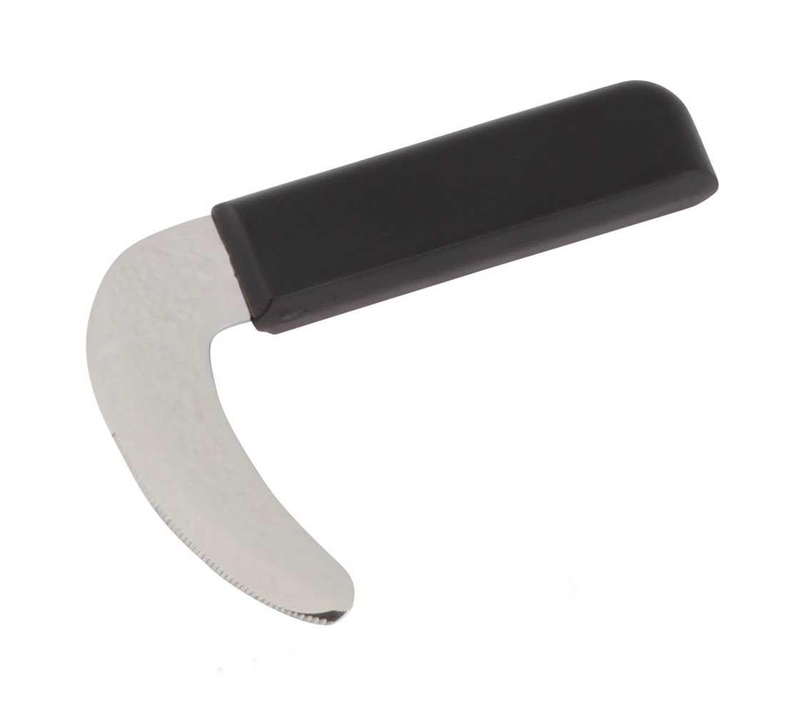 SUNDO ergonomisk universalkniv med buet håndtag - sort