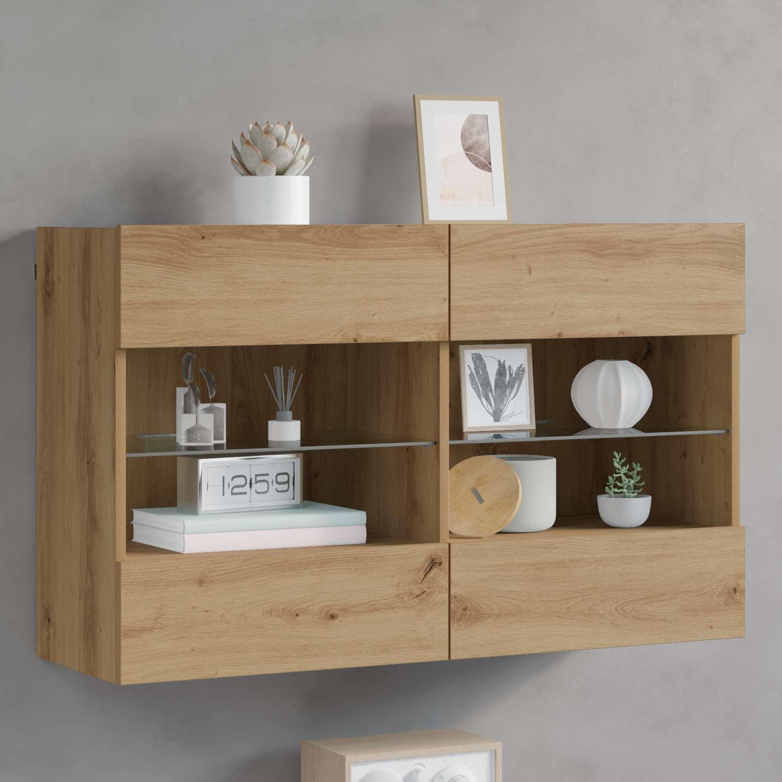 TV vÃ¦gskab Artisan EgetrÃ¦ 98,5 x 30 x 60,5 cm Konstrueret trÃ¦