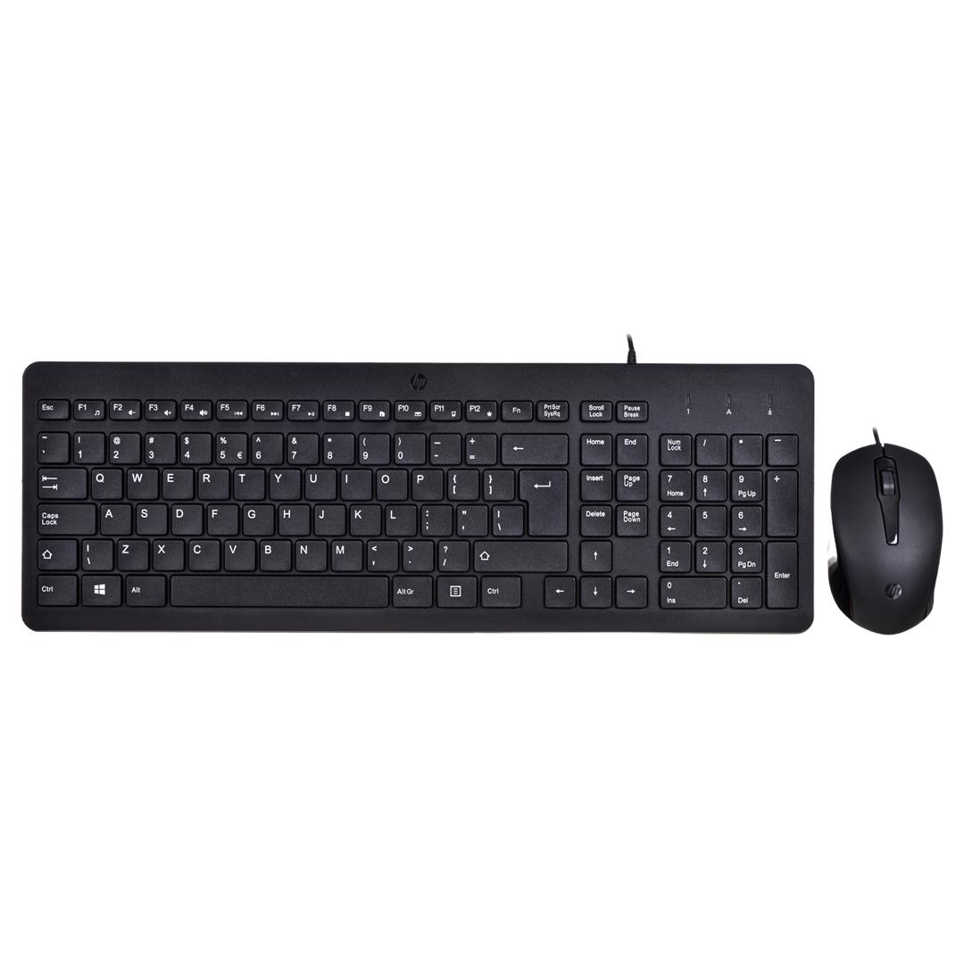 HP 150 kablet tastatur og mus - fuld størrelse, USB billede
