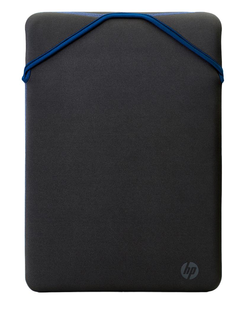 HP vendbar neopren sleeve til 15,6" laptop - blå/sort billede