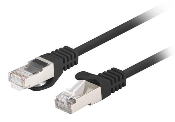 Lanberg PCF6-20CC-0100-BK netværkskabel Cat6 U/UTP – 1 m, sort billede