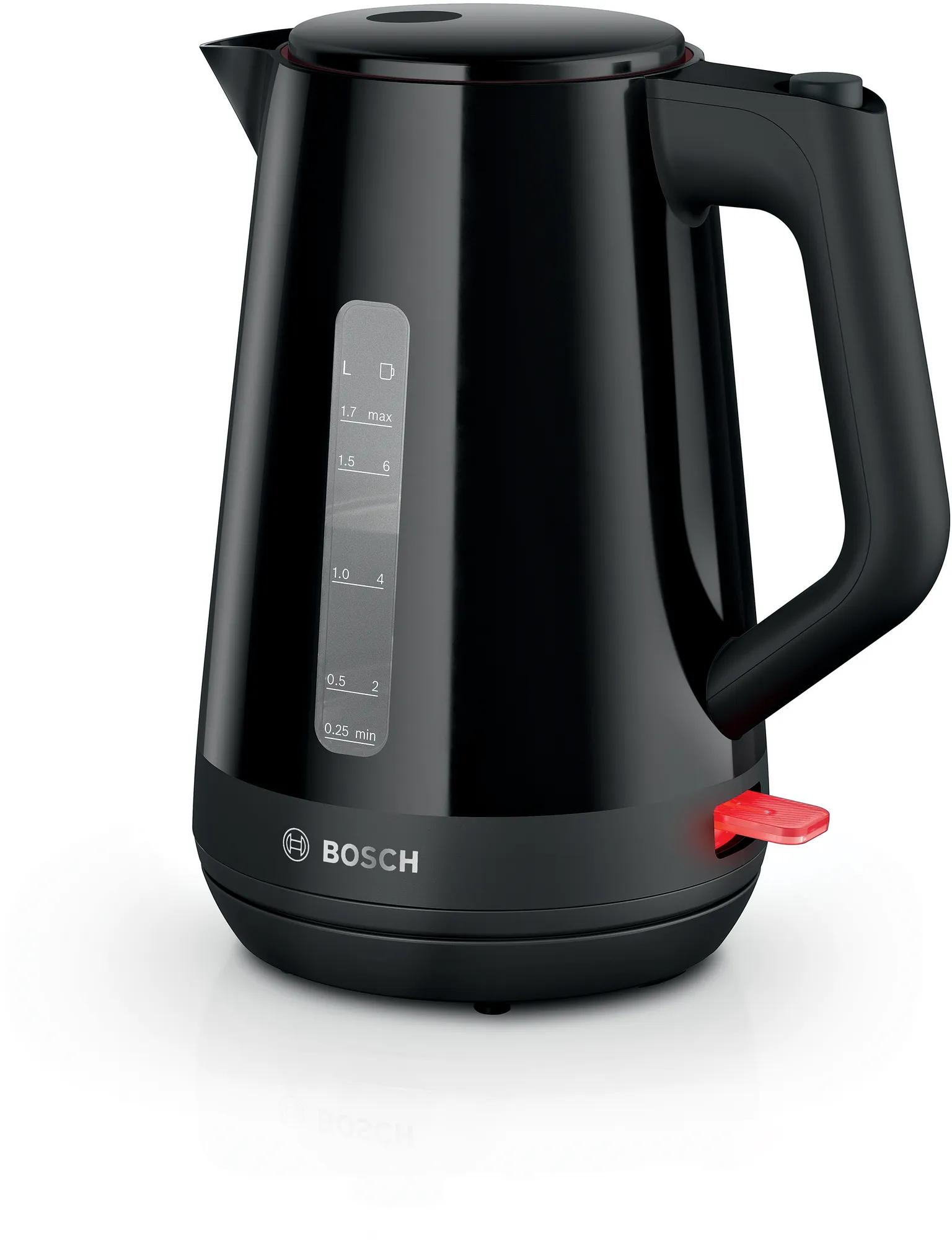 Bosch TWK1M123 elkedel 1,7 l - 2.400 W, sort billede