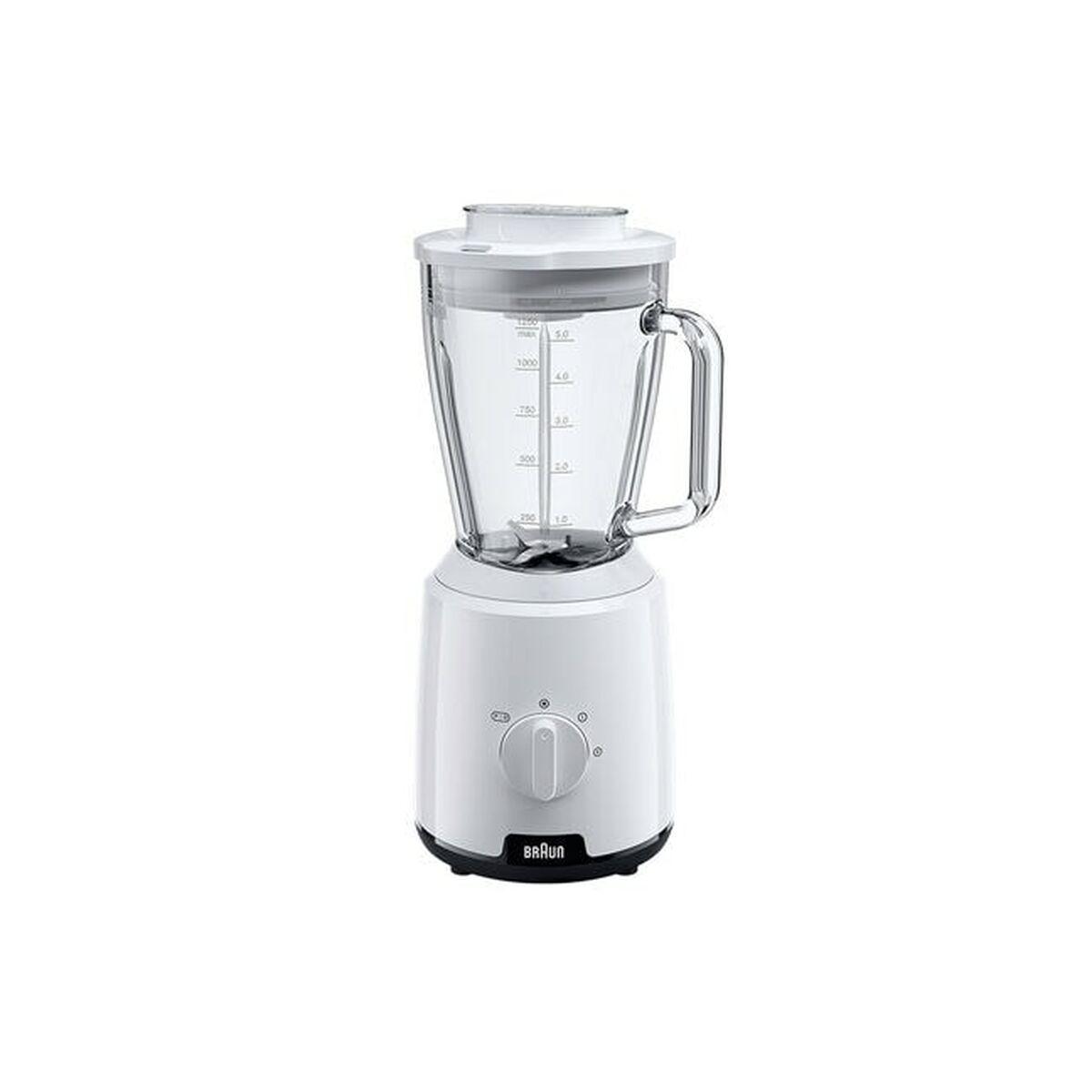 Braun JB1050WH blender med kande - hvid, 600 W, 1,25 l