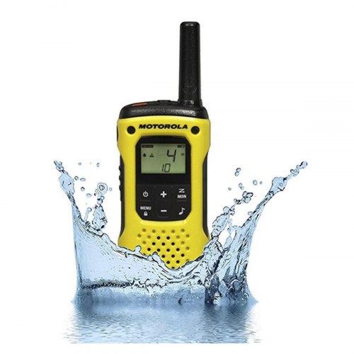 Motorola TLKR T92 H2O walkie-talkie sæt - gul/sort (2 stk)