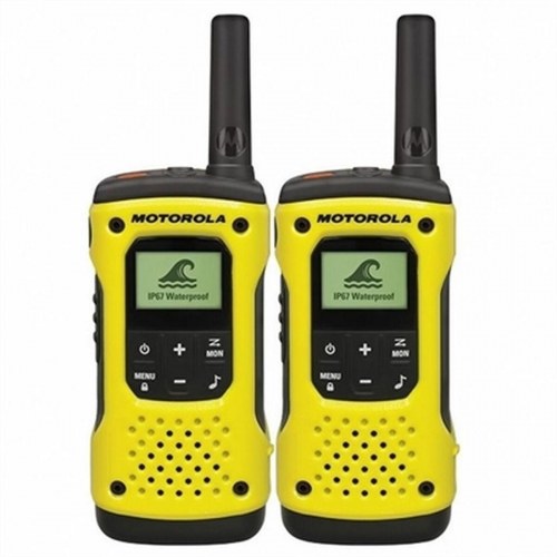 Motorola TLKR T92 H2O walkie-talkie sæt - gul/sort (2 stk)