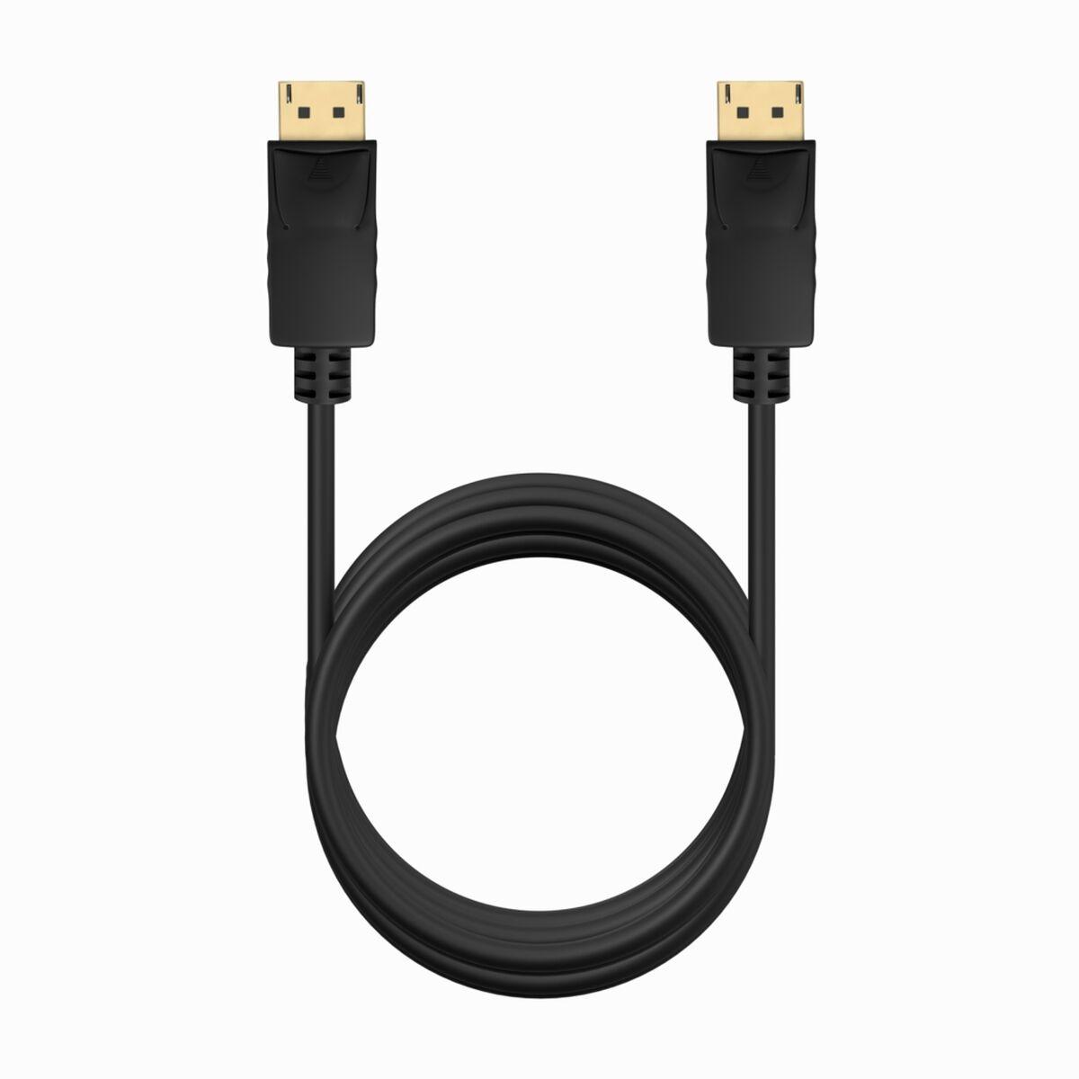 Aisens A124-0740 DisplayPort-kabel 2 m - Sort, 4K Ultra HD (DP 1.2)