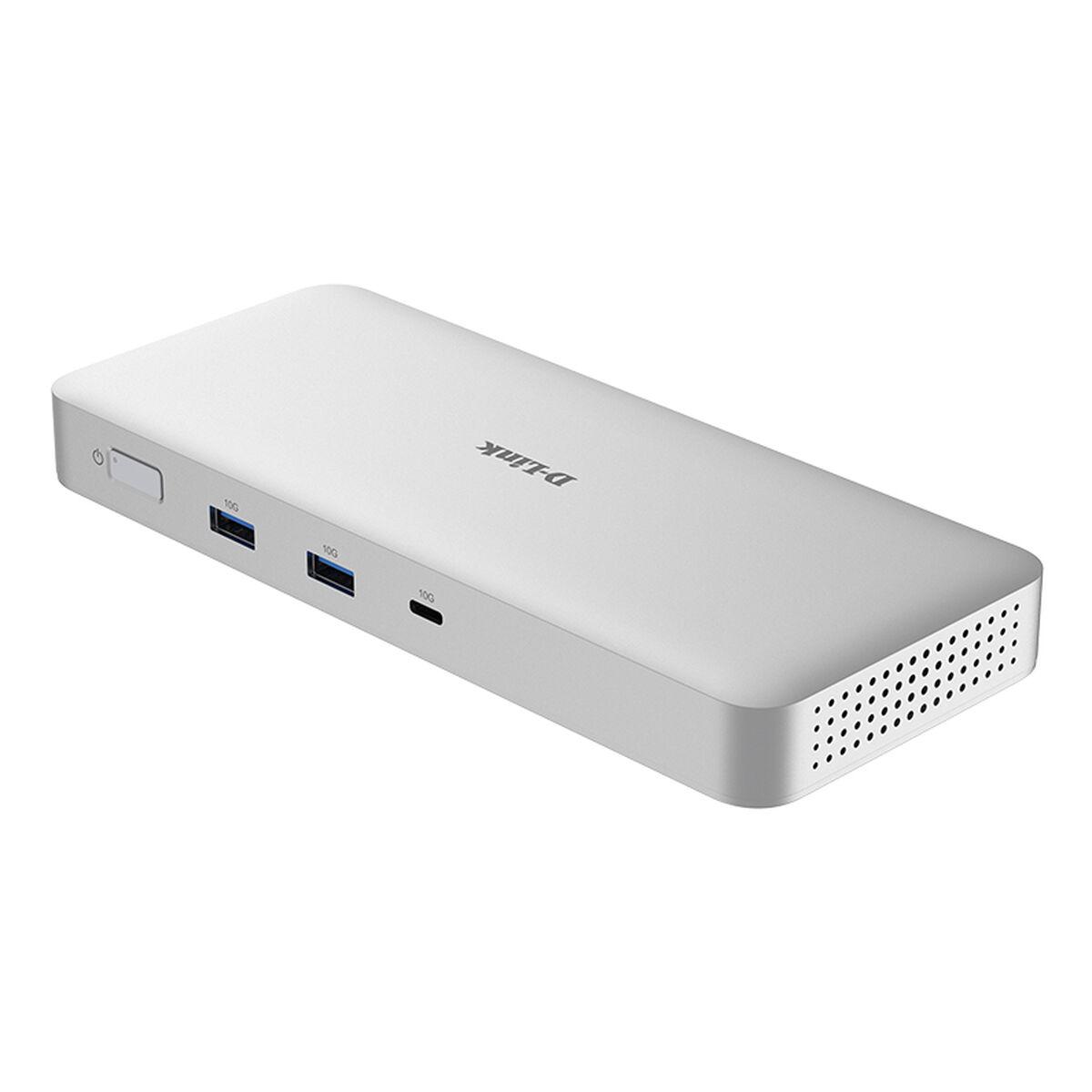 D-Link DUF-901 - docking station - USB-C / USB-A - 2 x DP USB4 - 1GbE 2.5GbE 10GbE 40GbE