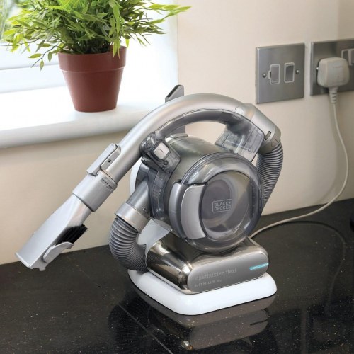 Black & Decker PD1820L-QW håndstøvsuger - krom, poseløs, 18 V