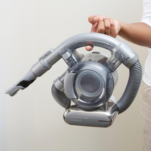 Black & Decker PD1820L-QW håndstøvsuger - krom, poseløs, 18 V